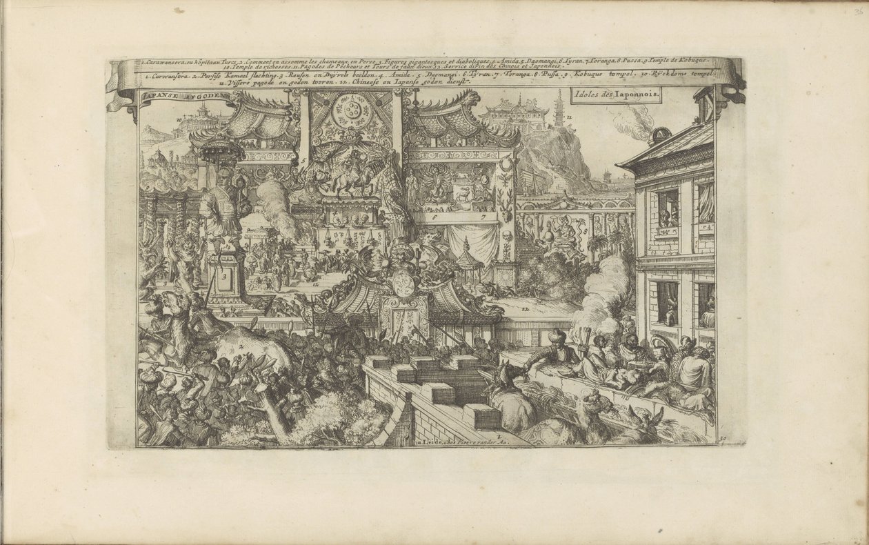 Religione in Giappone da Romeyn de Hooghe