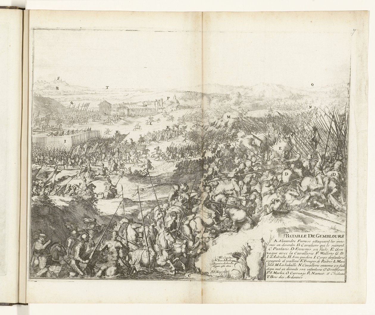 Battaglia di Gemblours, 1578 da Romeyn de Hooghe