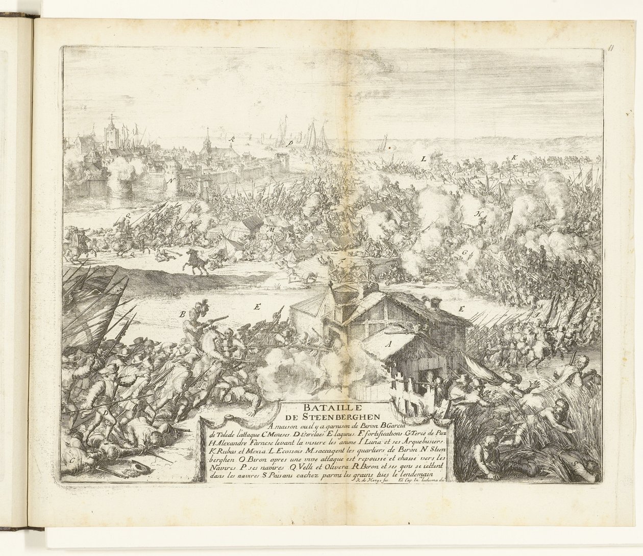 Battaglia di Steenbergen, 1583 da Romeyn de Hooghe