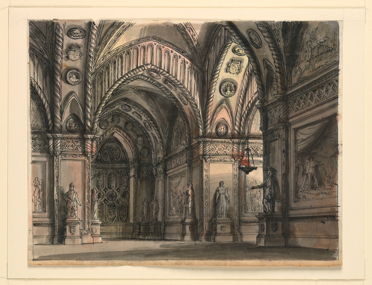 Scenografia, Appartamento di una regina dal balletto "Il Conte d