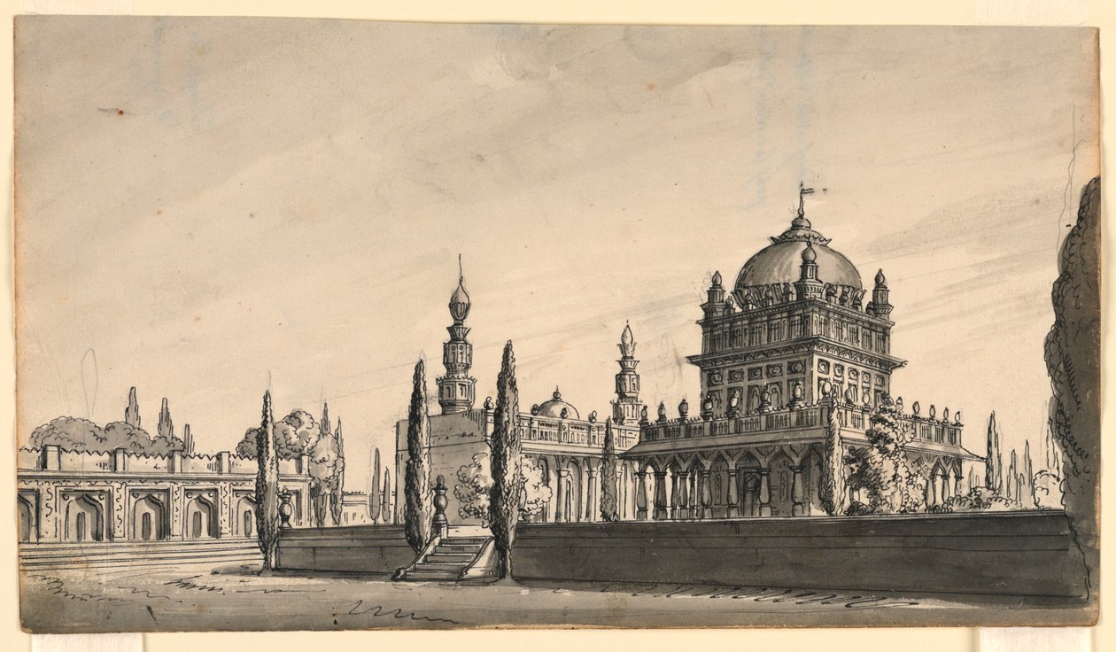Scenografia, Tempio Orientale da Romolo Achille Liverani