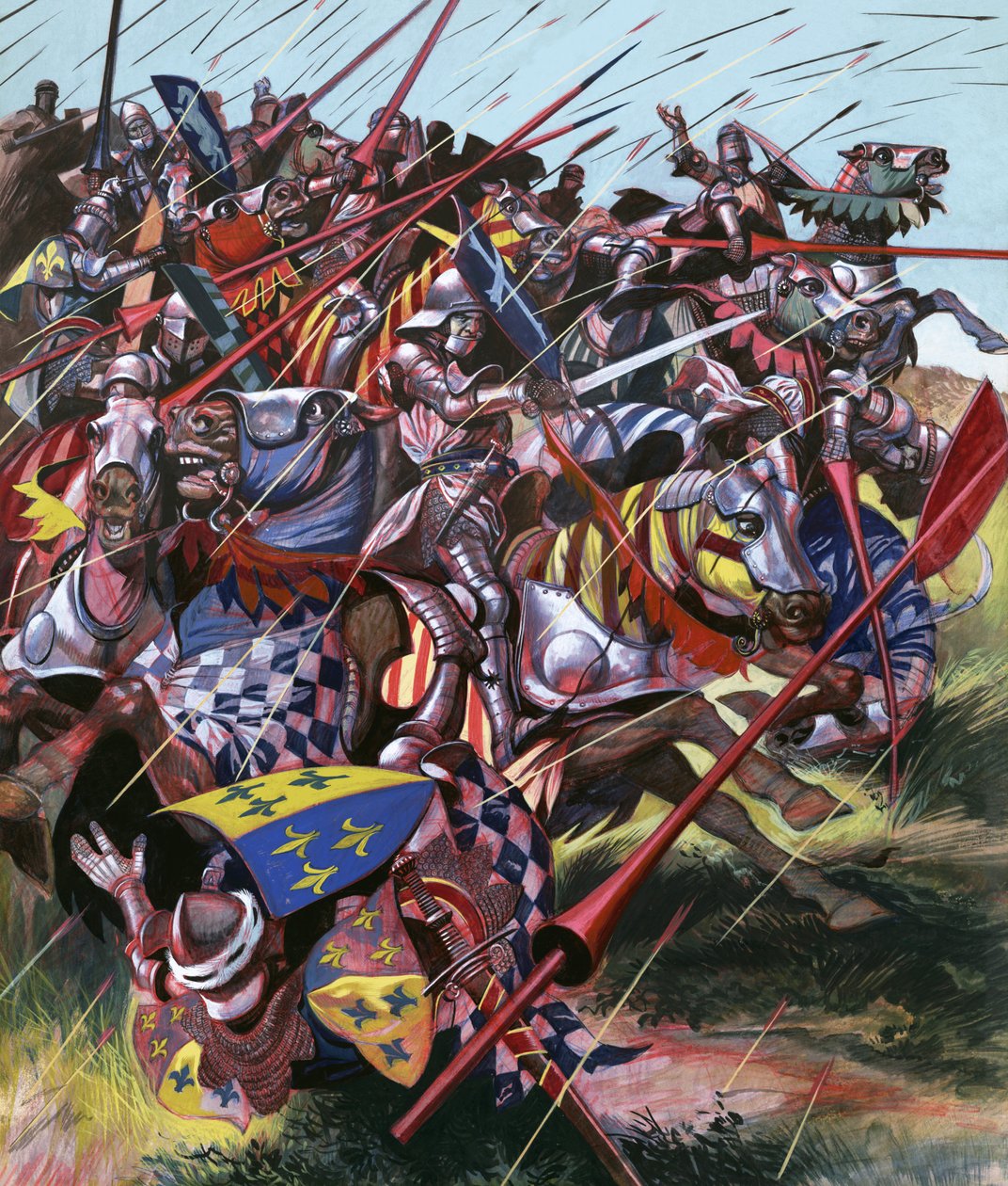 In battaglia: Agincourt - La vittoria impossibile da Ron Embleton