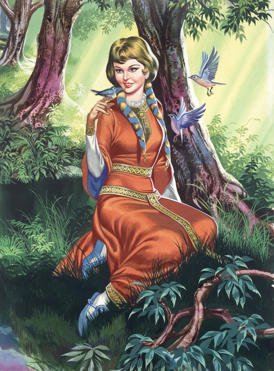 Mariana (gouache su carta) da Ron Embleton