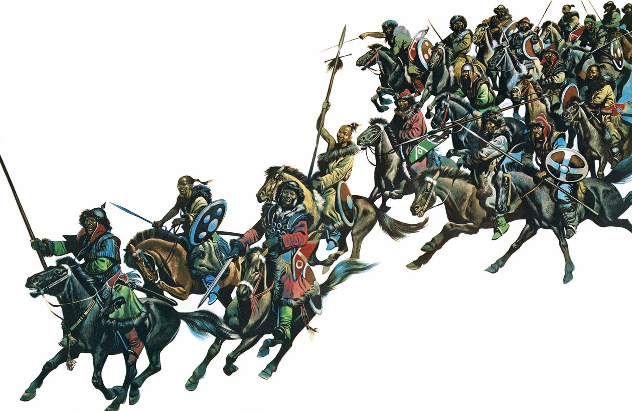 Guerrieri mongoli da Ron Embleton