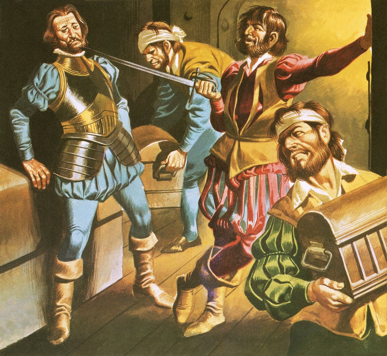 Pirati al lavoro da Ron Embleton