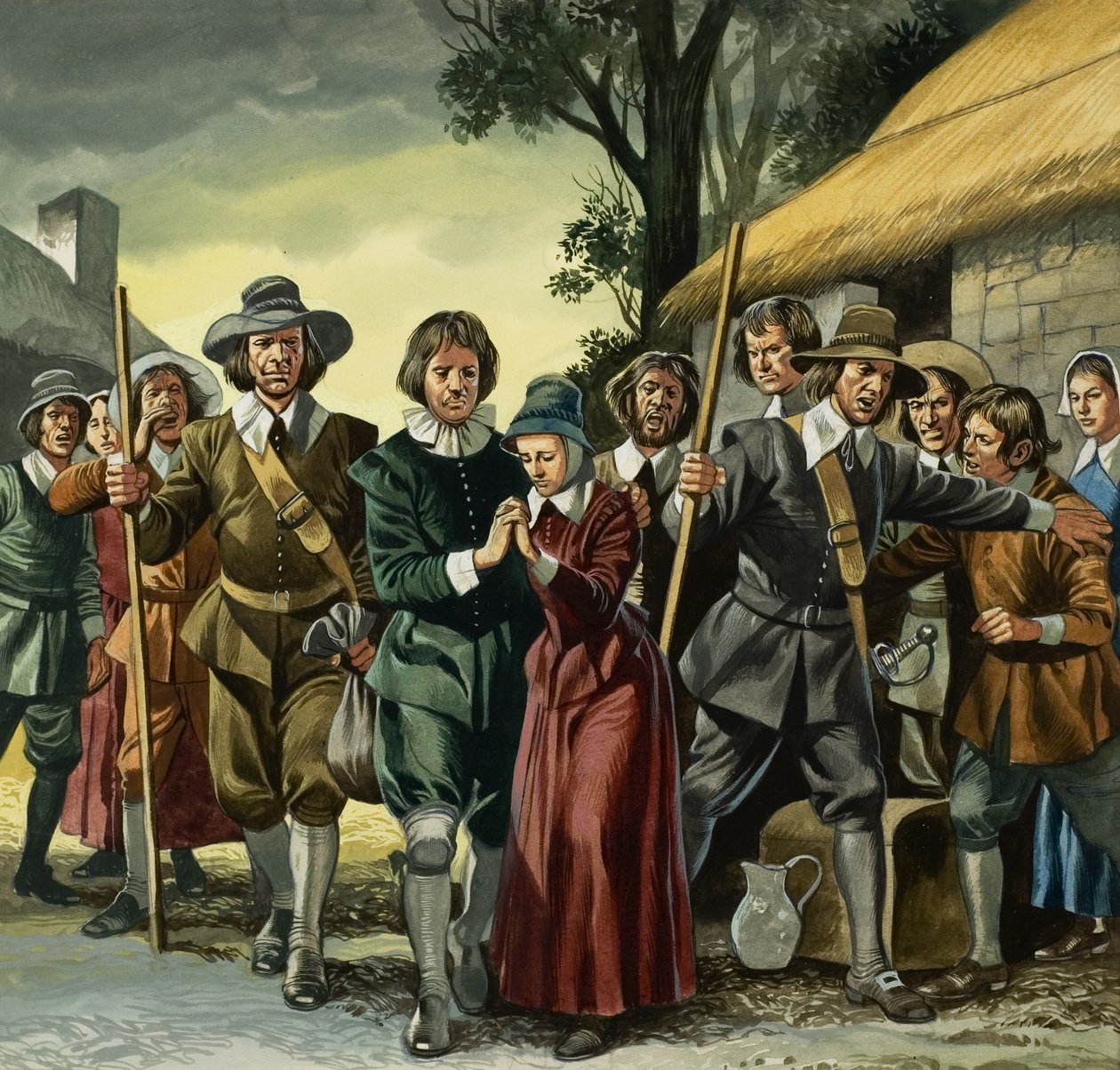 Puritani (guazzo su carta) da Ron Embleton