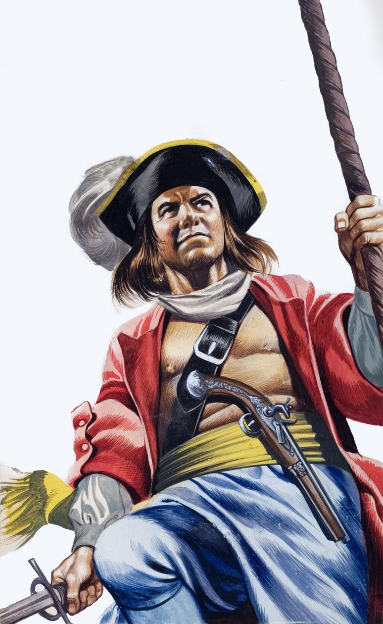 Sir Henry Morgan (guazzo su carta) da Ron Embleton