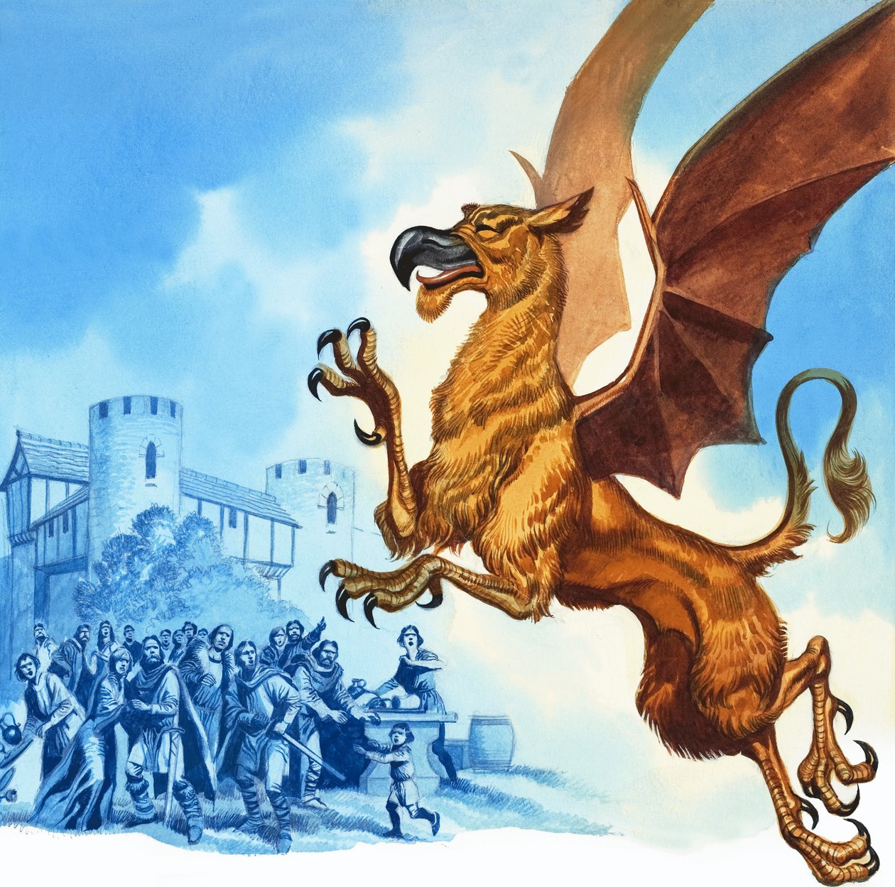 La leggenda di Gudrun: Hagen e i Grifoni da Ron Embleton