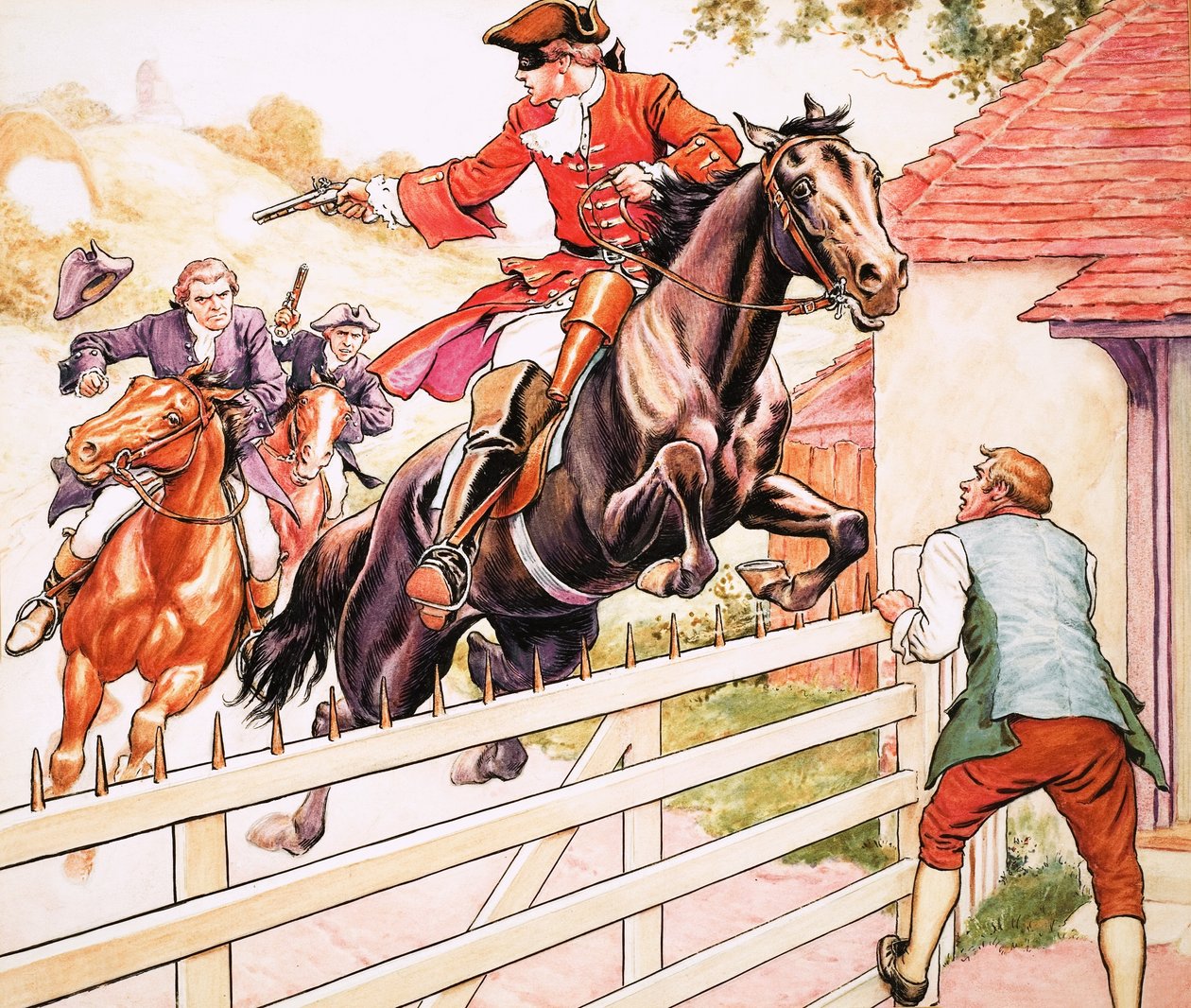 La cavalcata di Dick Turpin verso York da Ronald Simmons
