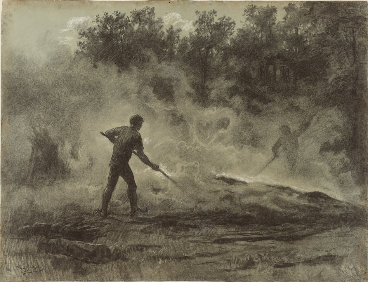 I carbonai (Les charbonniers) da Rosa Bonheur