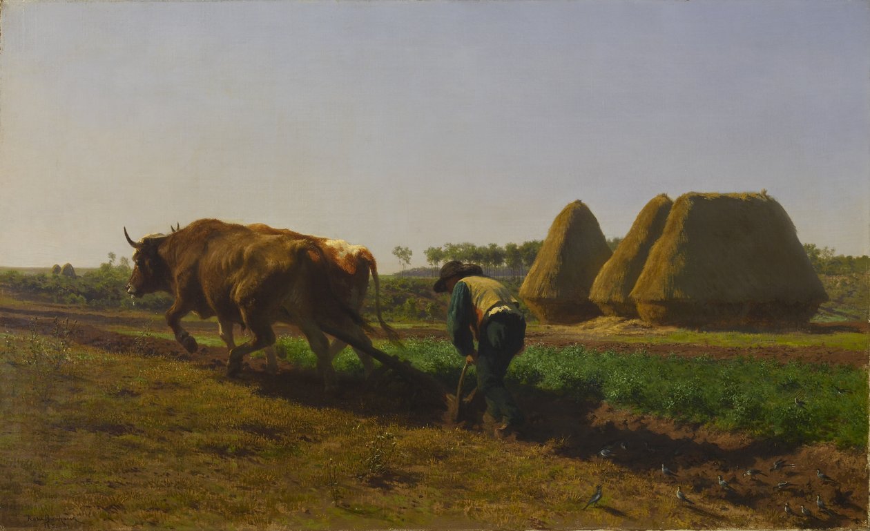 Scena di aratura da Rosa Bonheur
