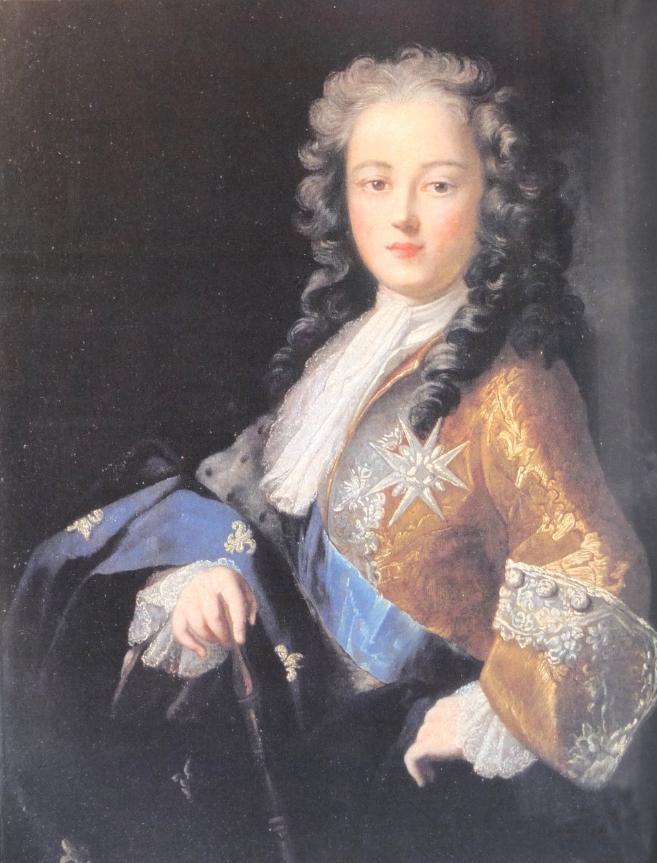 Ritratto di Luigi XV, re di Francia (1710-1774), raffigurato da giovane da Rosalba Carriera