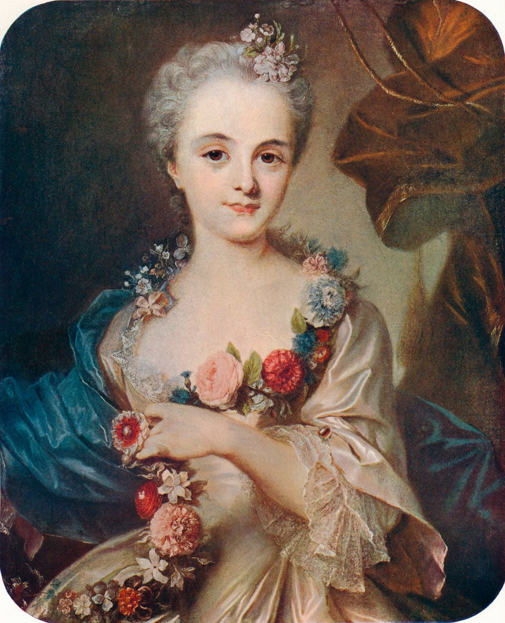 Ritratto di una signora Marchesa de Pompadour, XVIII secolo, 1906 da Rosalba Zuanna Carriera