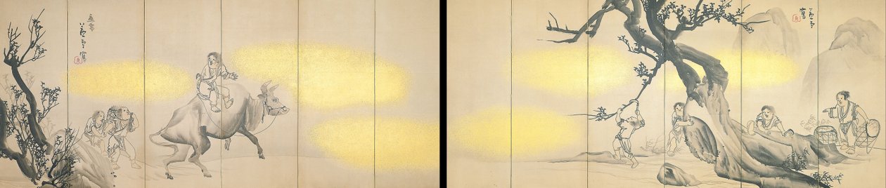 Ragazzi pastori da Nagasawa Rosetsu