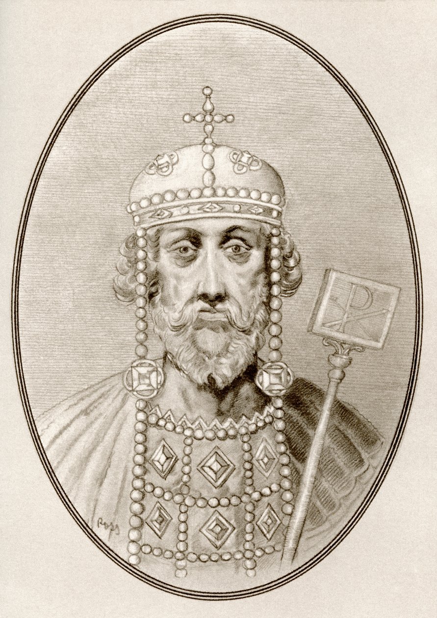 Costantino il Grande, da Living Biographies of Famous Rulers da Ross Gordon