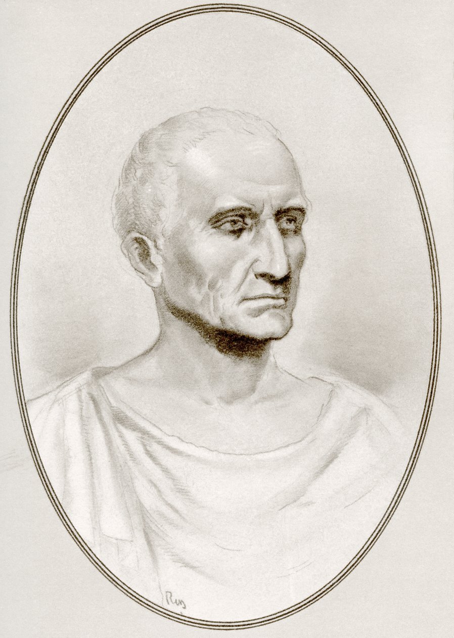 Gaio Giulio Cesare, da Living Biographies of Famous Rulers da Ross Gordon