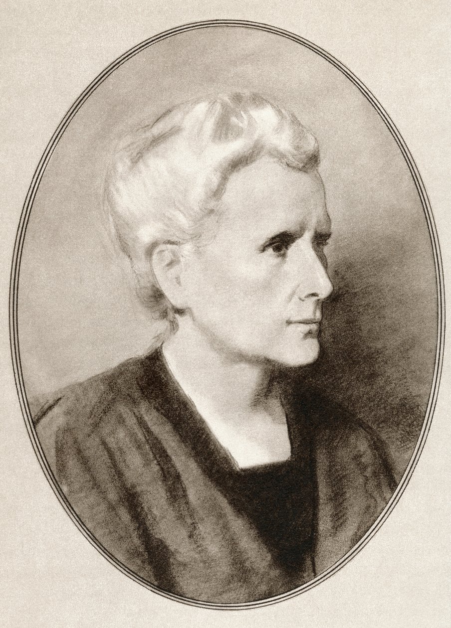 Marie Sklodowska Curie, da Living Biographies of Great Scientists da Ross Gordon