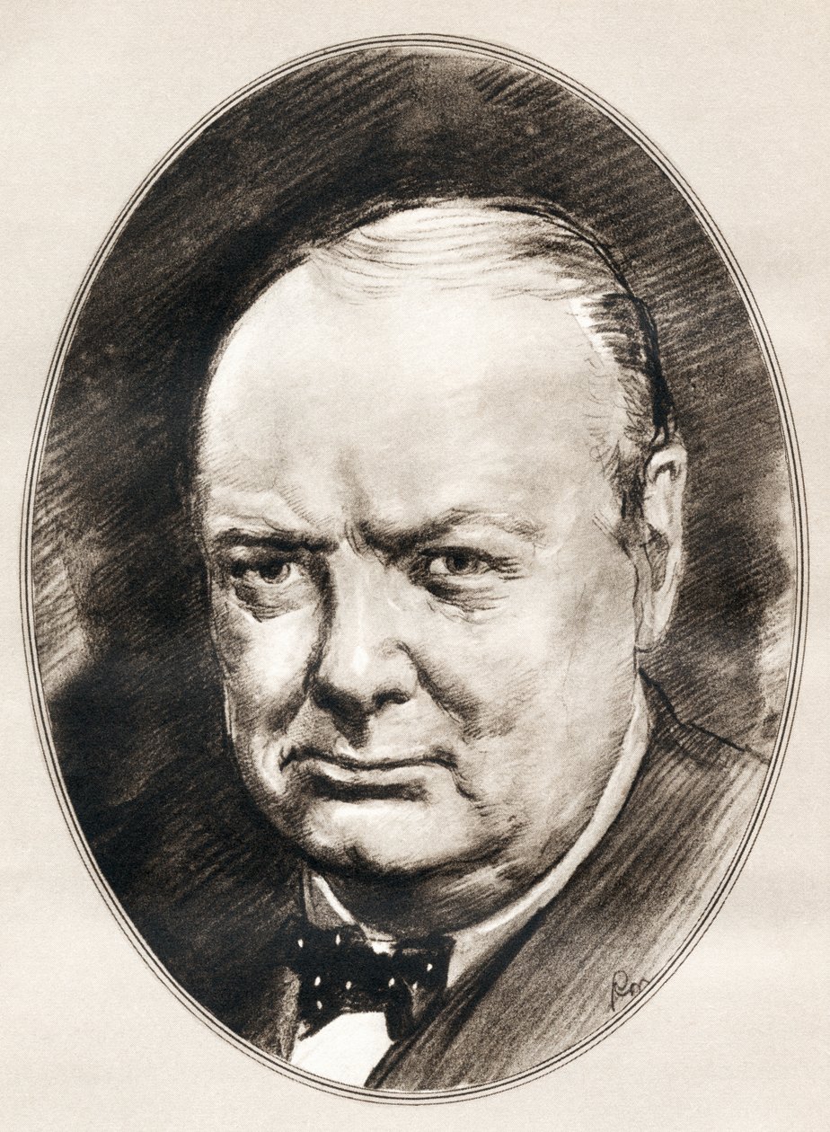 Sir Winston Leonard Spencer-Churchill, da Biografie Viventi di Uomini Famosi da Ross Gordon