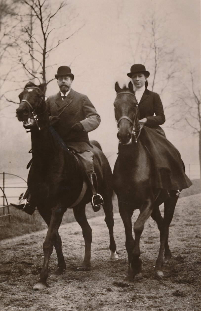 S.M. Re Giorgio V e Principessa Maria, 1914 da Rotary Photo