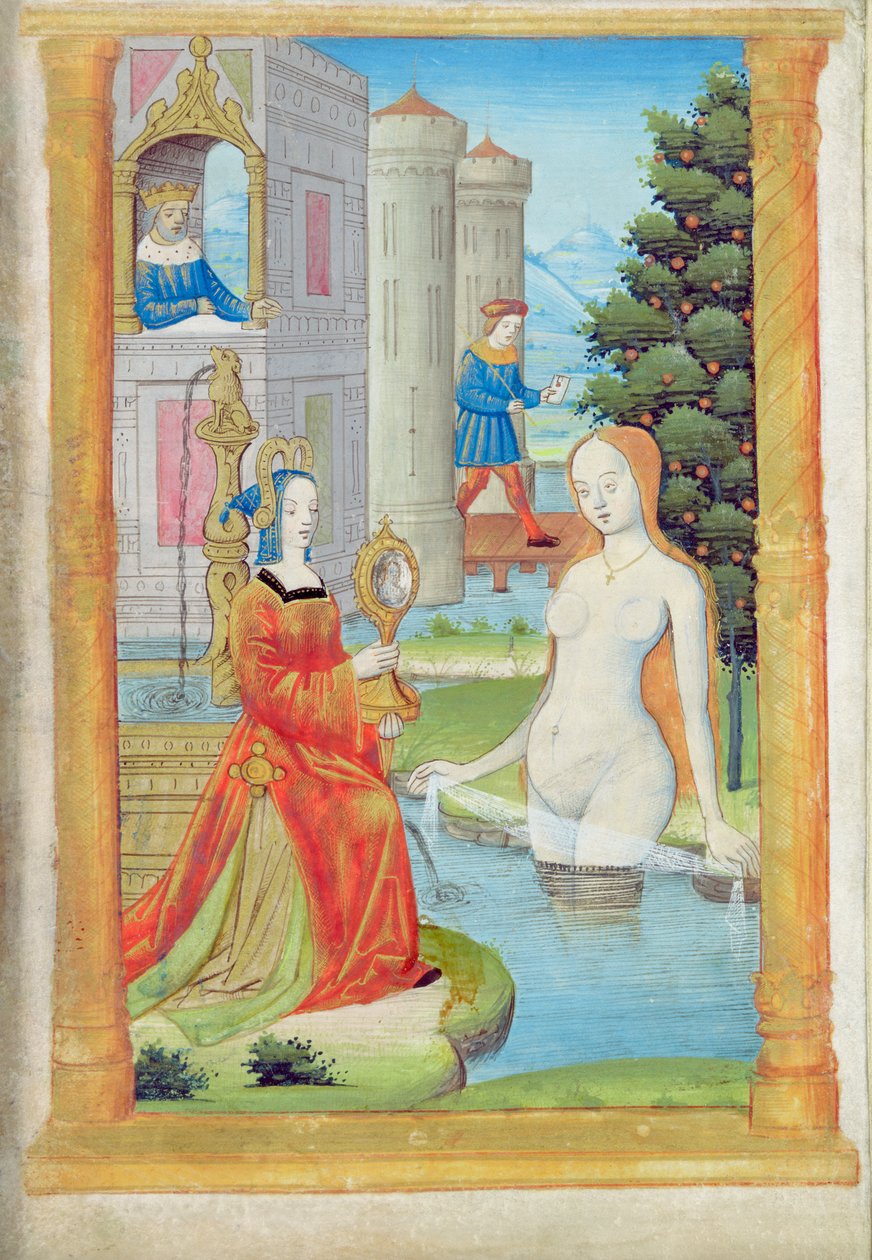 Betsabea al bagno da Rouen School