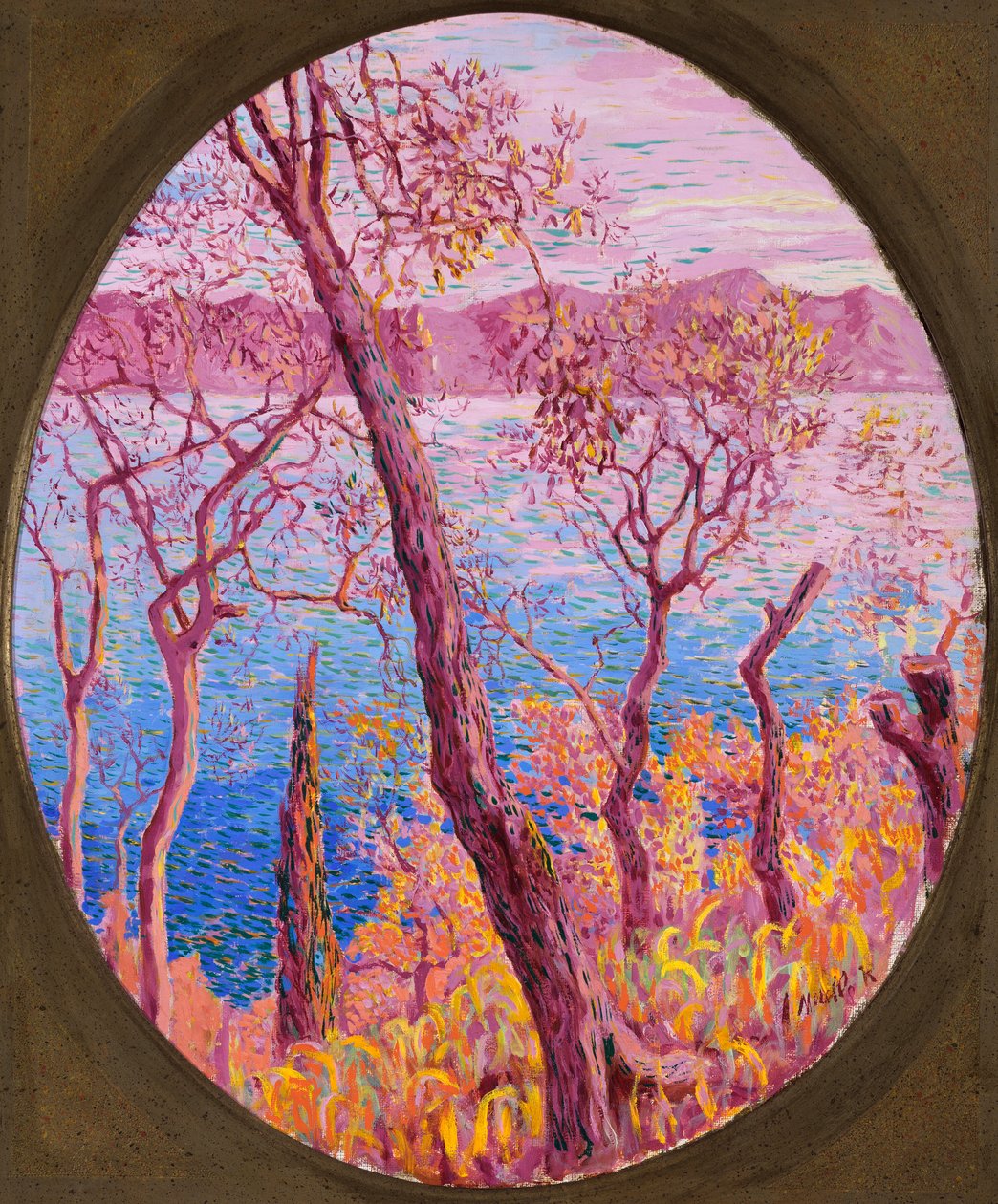 Alberi sul mare da Rubaldo Merello