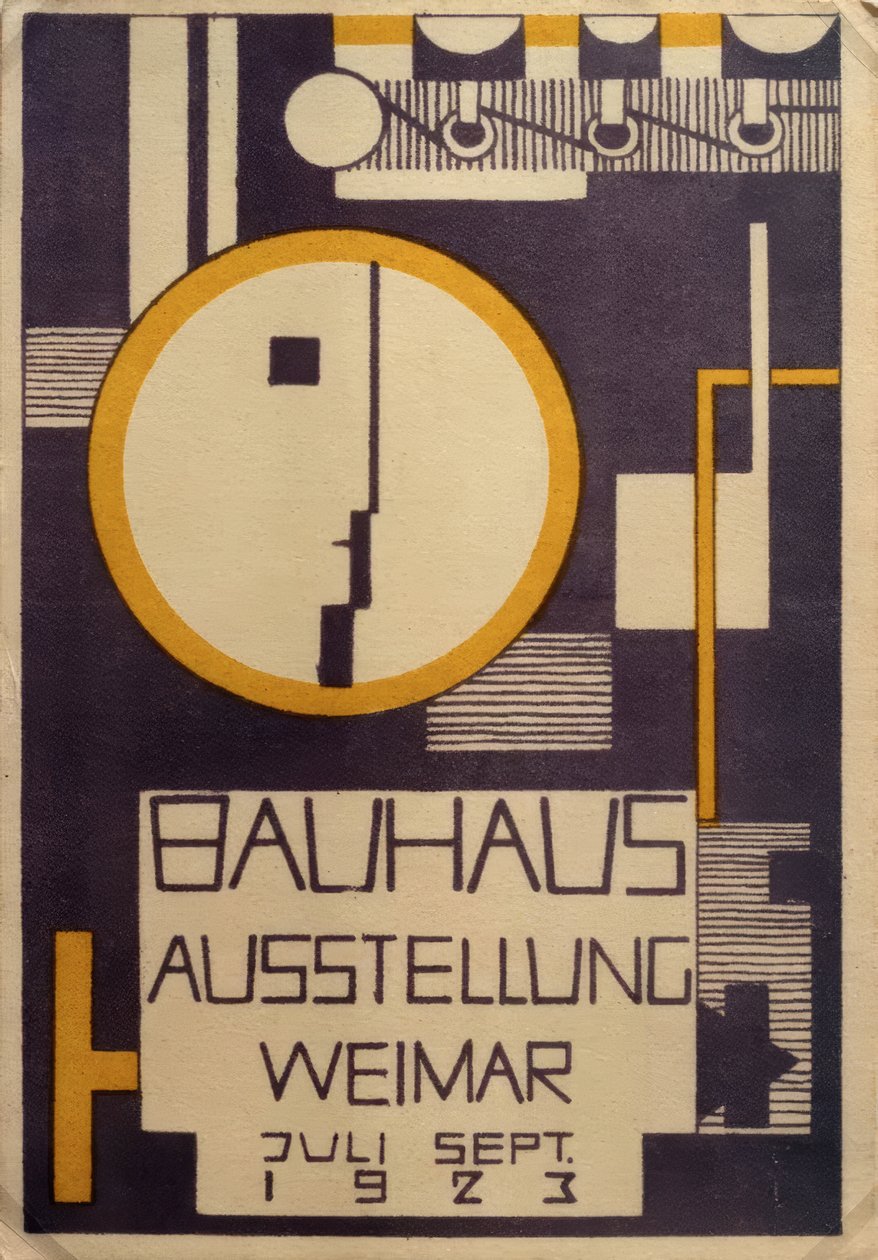 Mostra sul Bauhaus Weimar luglio-settembre 1923 da Rudolf Baschant