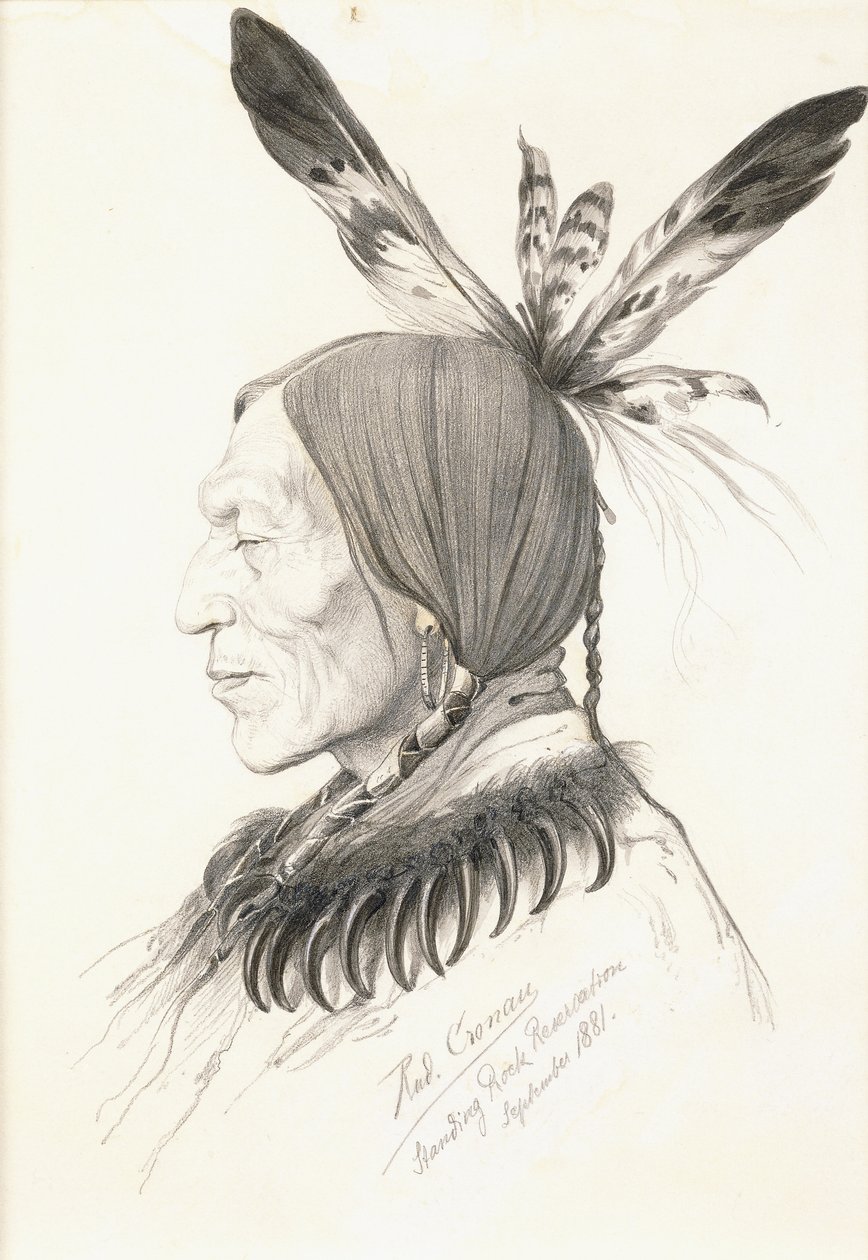 Heu-Topa, Quattro Corna o Jagoo, Il Narratore, Capo degli Hunkpapa Sioux da Rudolf Cronau