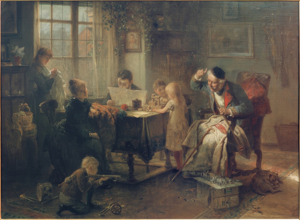 Scena familiare da Rudolf Hausleithner