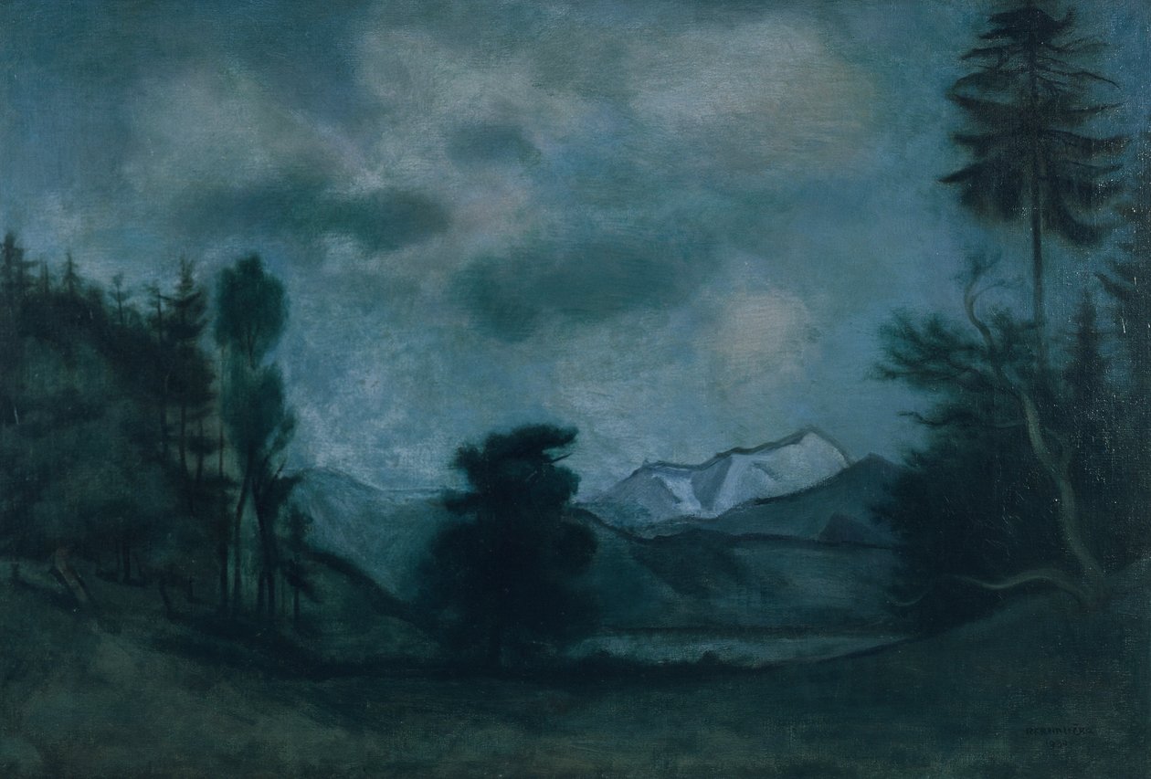 Paesaggio alpino da Rudolf Kremlicka