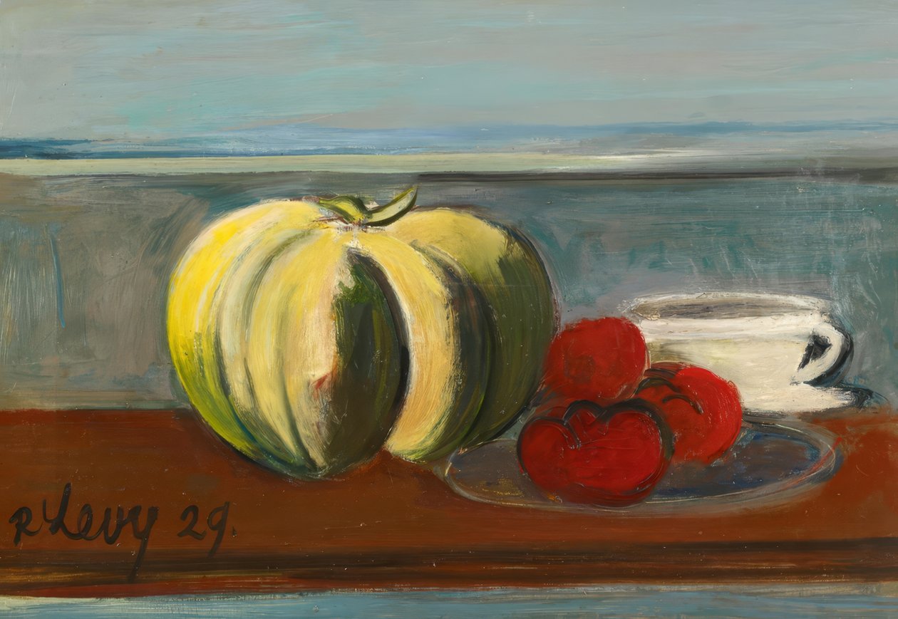 Natura morta di zucca da Rudolf Levy