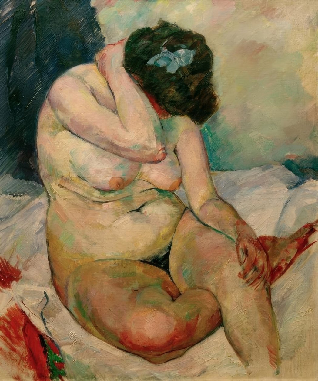 Nudo femminile seduto, Parigi da Rudolf Levy
