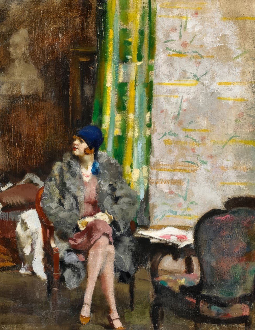 Il cappello blu da Rudolf Nissl