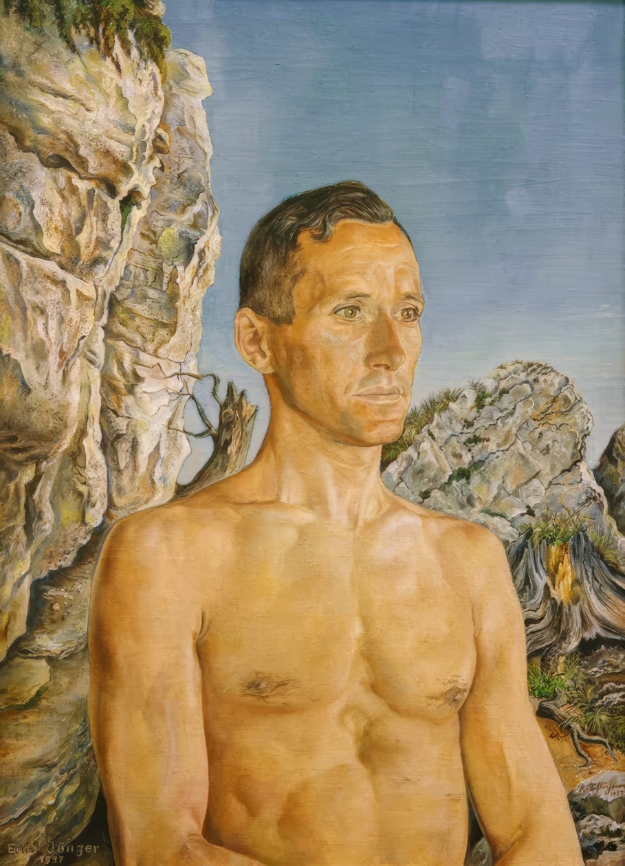 Ernst Jünger da Rudolf Schlichter