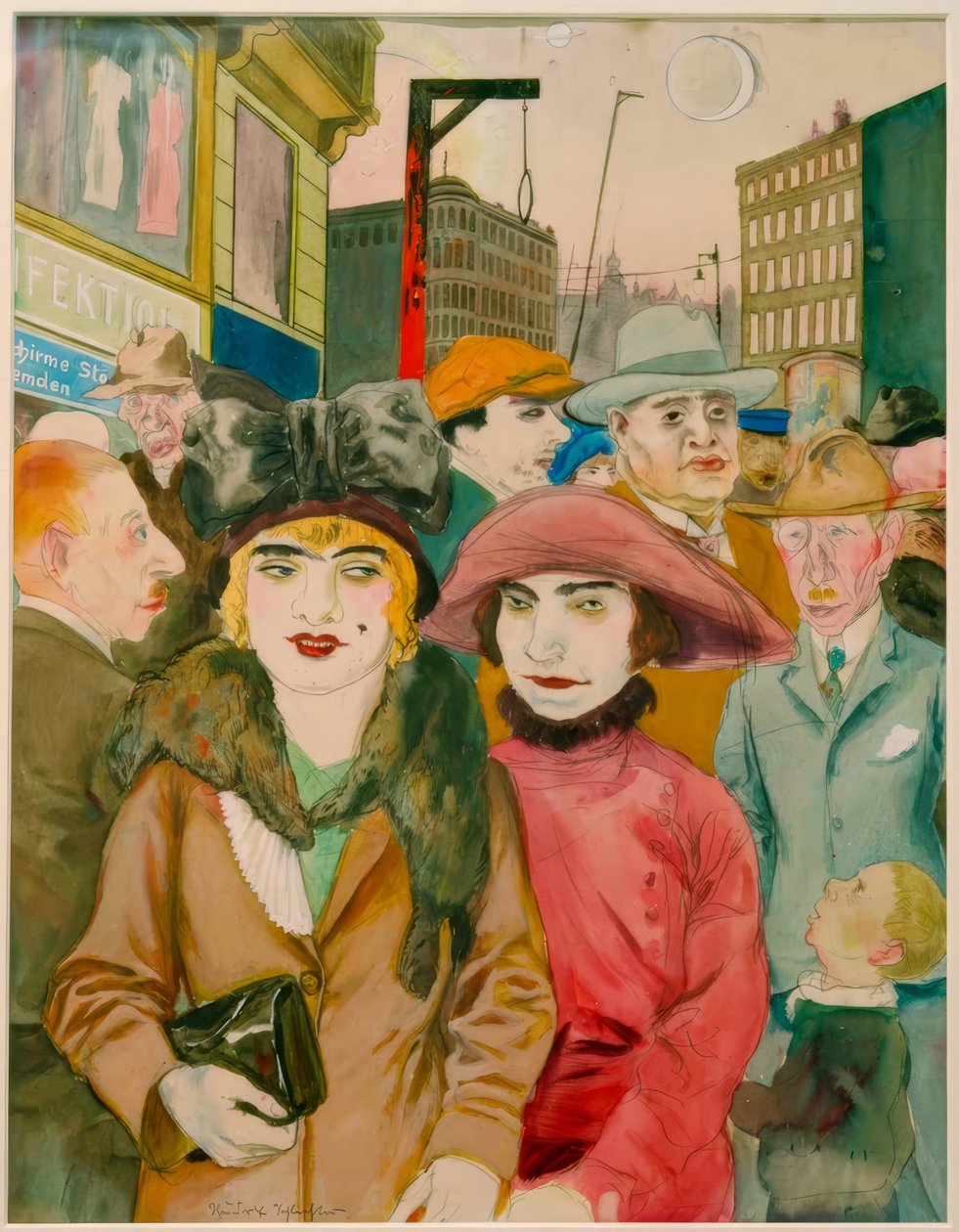 Piazza Hausvogtei da Rudolf Schlichter