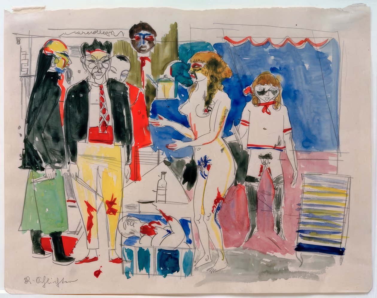 Scena sadica da Rudolf Schlichter