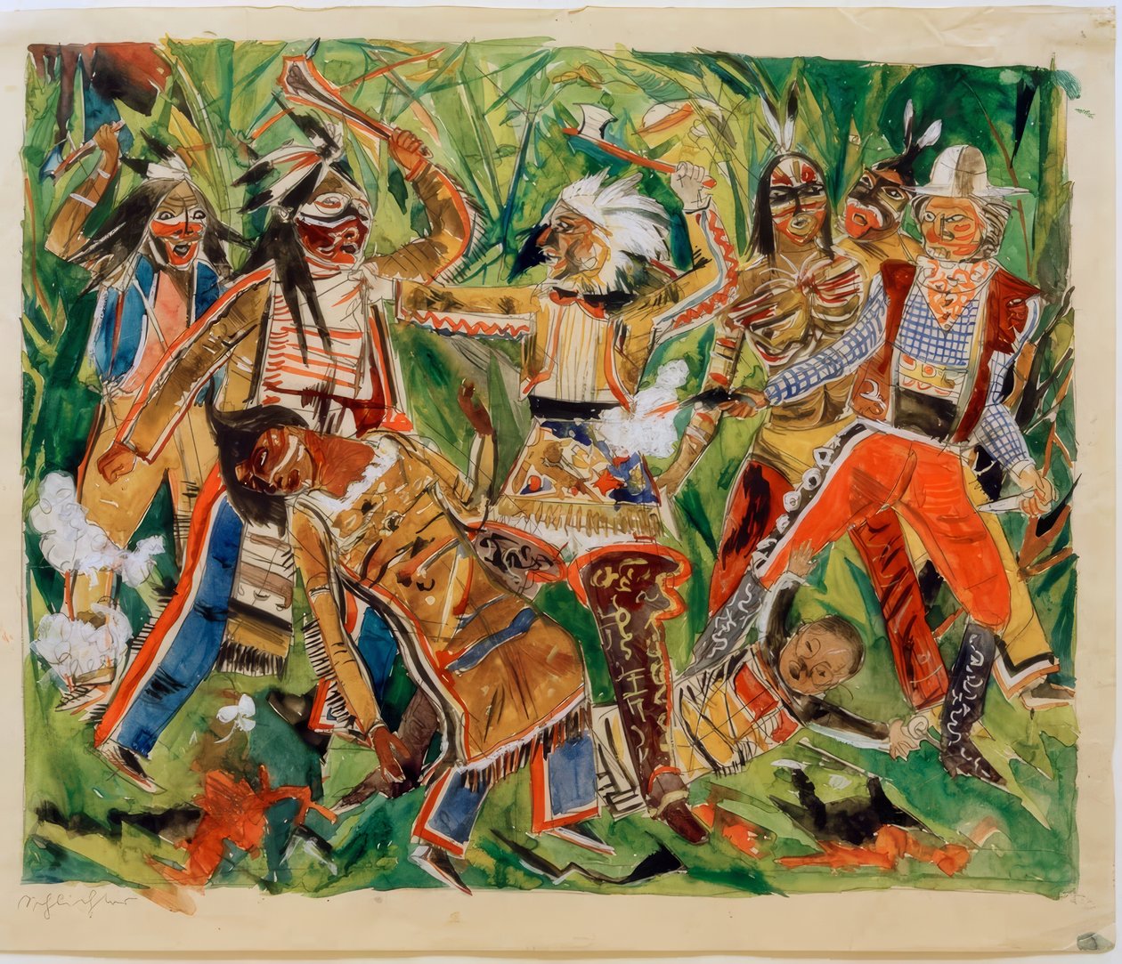 Selvaggio West da Rudolf Schlichter