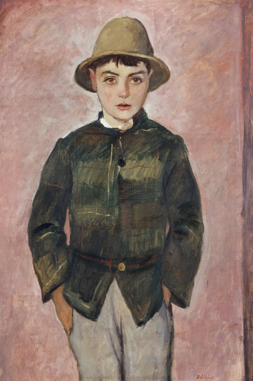 Ragazzo di campagna, circa 1928 da Rudolf Vejrych