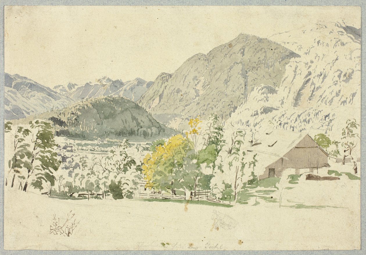 Schmolnau vicino a Ischl da Rudolf von Alt