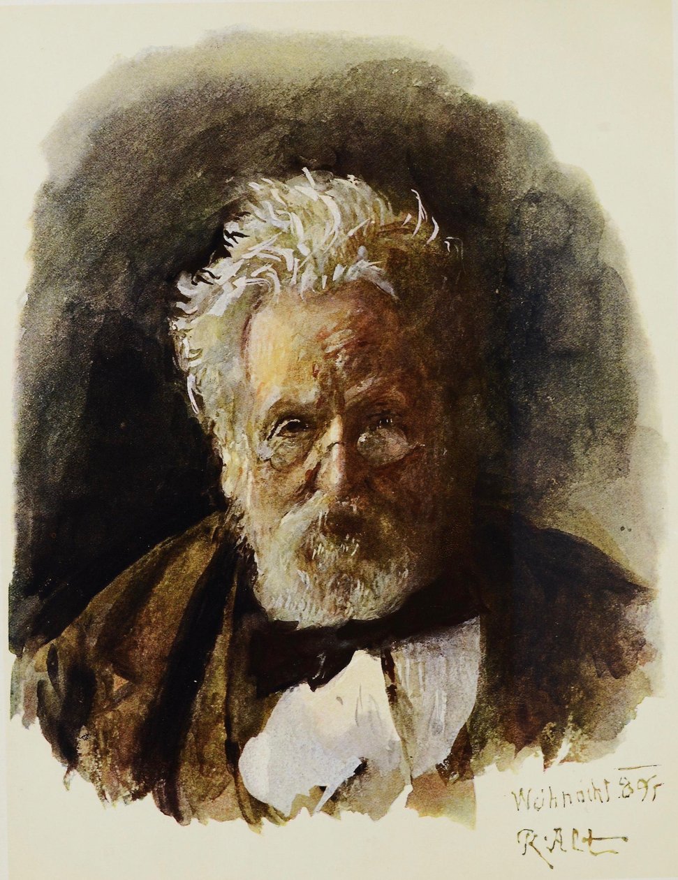 Autoritratto da Rudolf von Alt
