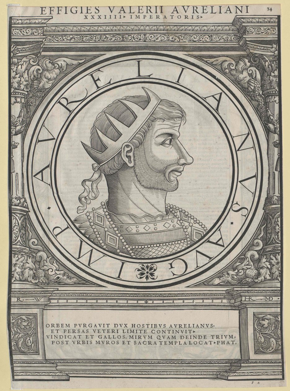 Imperatore romano Aureliano da Rudolph Wyssenbach