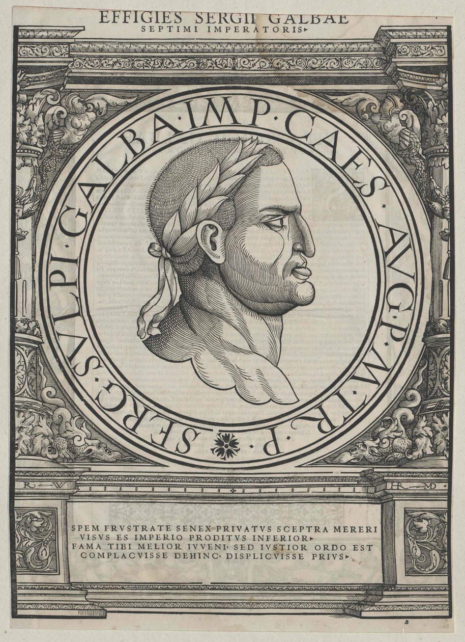 Imperatore romano Galba da Rudolph Wyssenbach