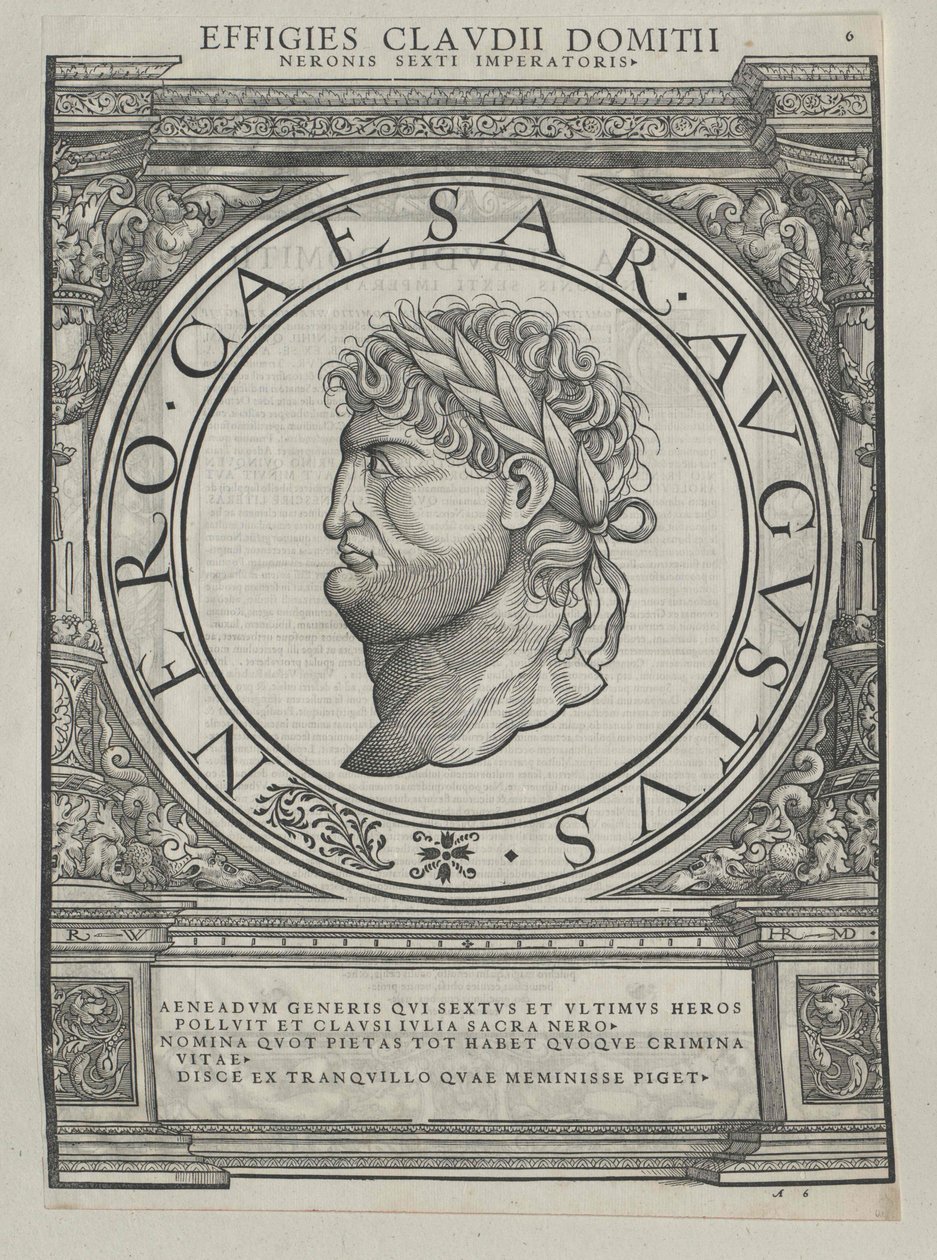 Imperatore romano Nerone da Rudolph Wyssenbach