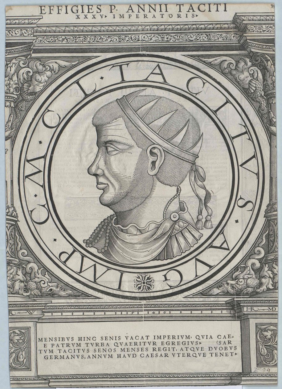 Imperatore romano Tacito da Rudolph Wyssenbach