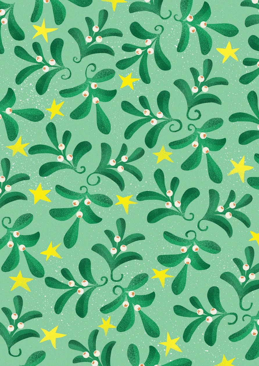 Motivo natalizio verde, 2016 da Runa Anastasiya Rudaya