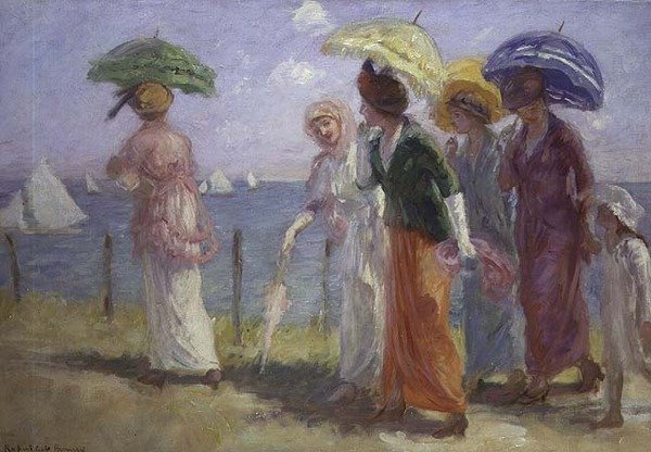 Passeggiata sulla spiaggia da Rupert Charles Wolston Bunny