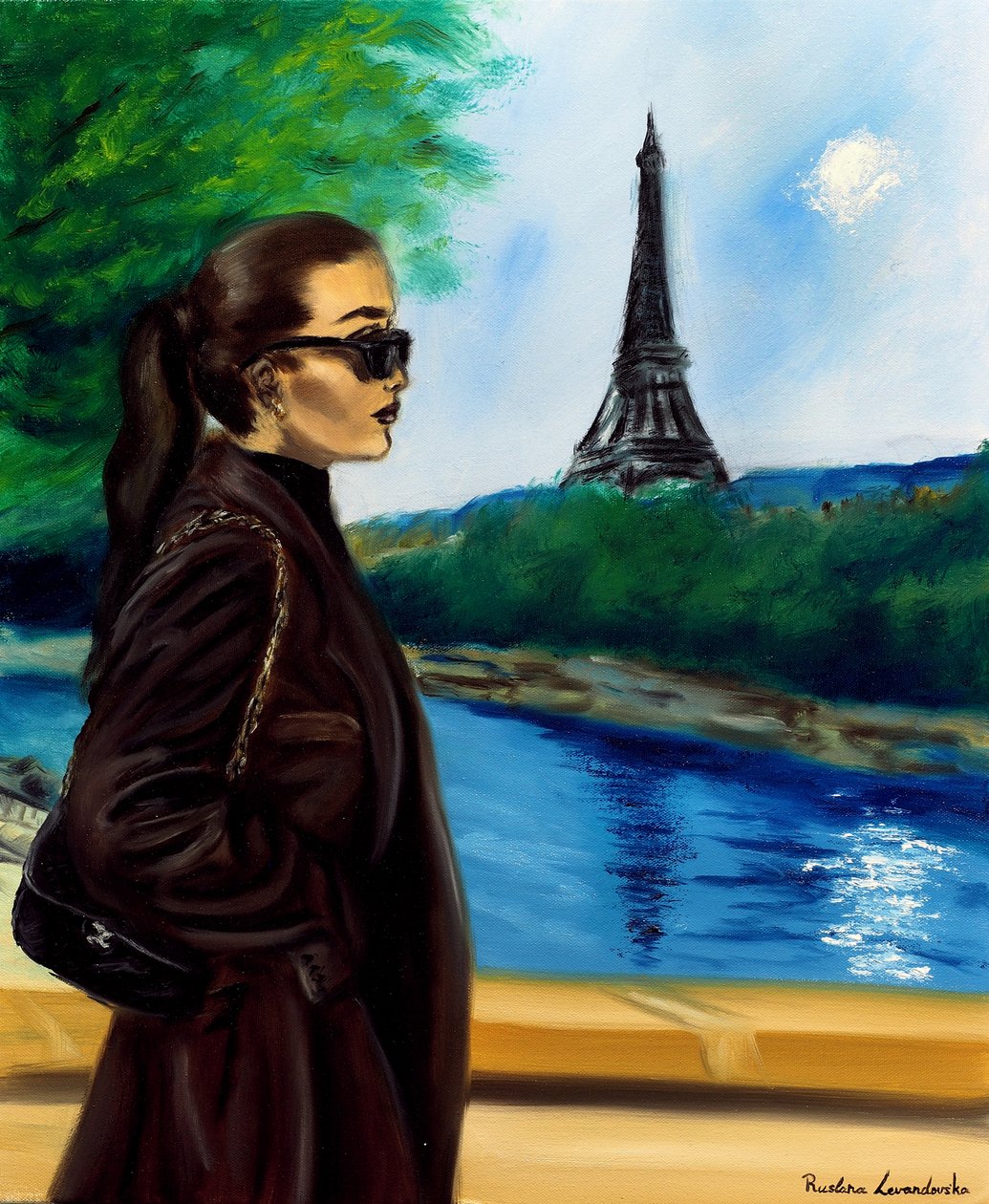 Pomeriggio parigino, 2024 (olio su tela) da Ruslana Levandovska