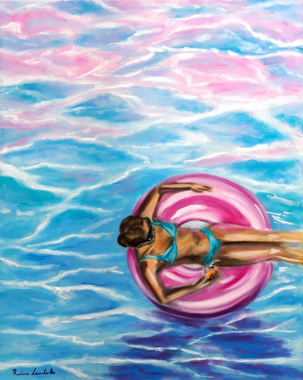 Sogni baciati dal sole, 2025 (olio su tela) da Ruslana Levandovska