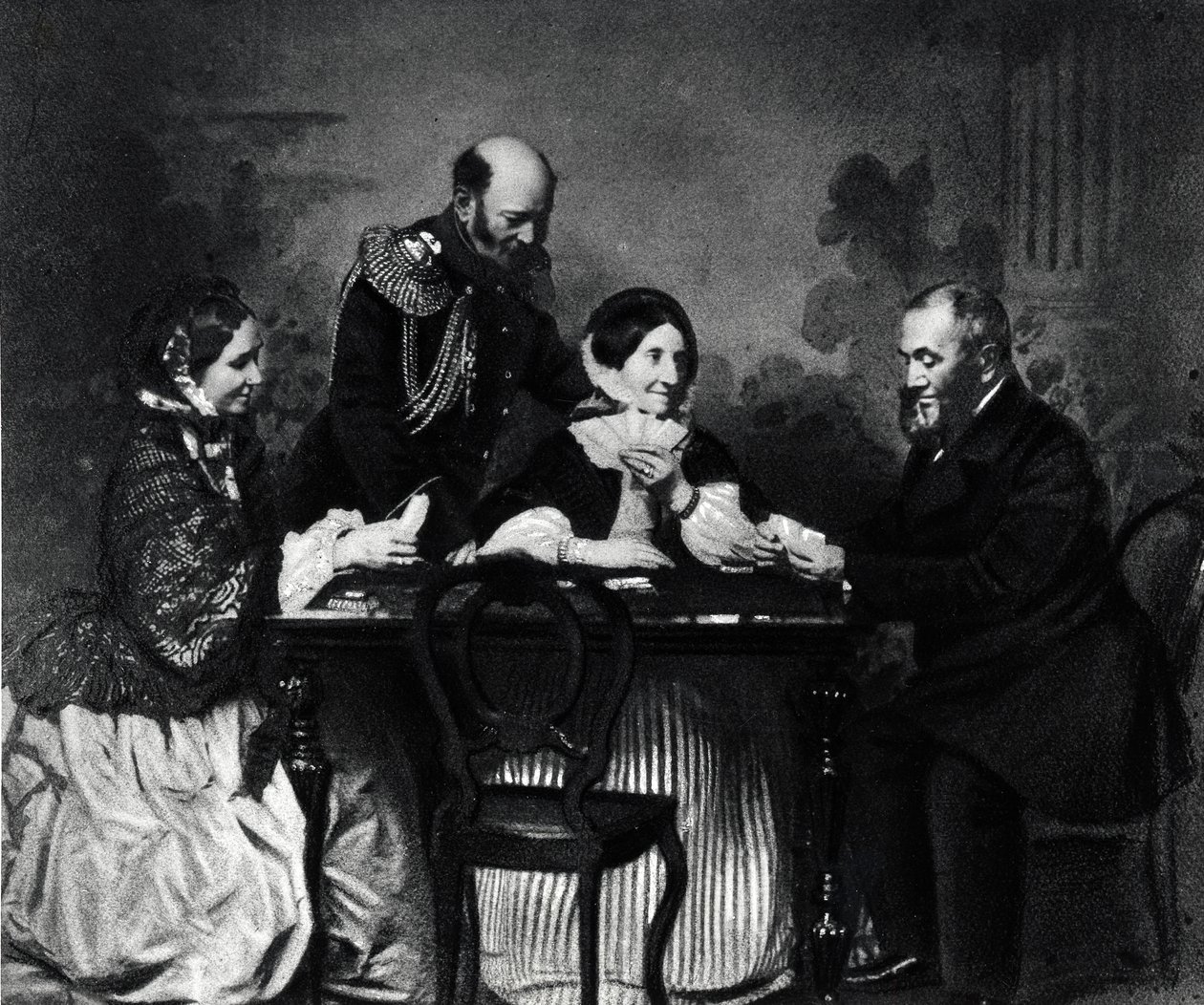 Gioco di Whist, San Pietroburgo da Russian Photographer