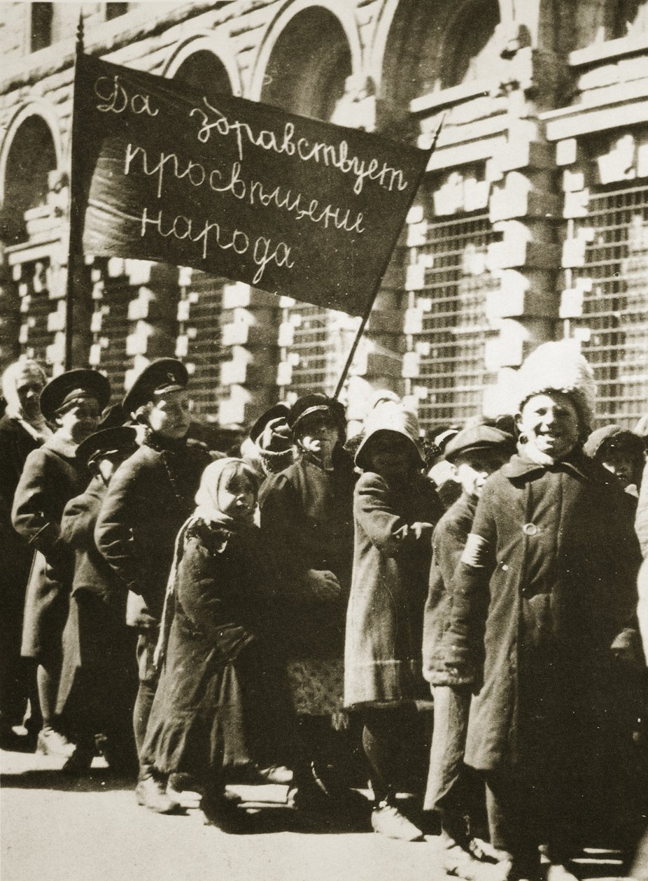 Bambini russi manifestano per l