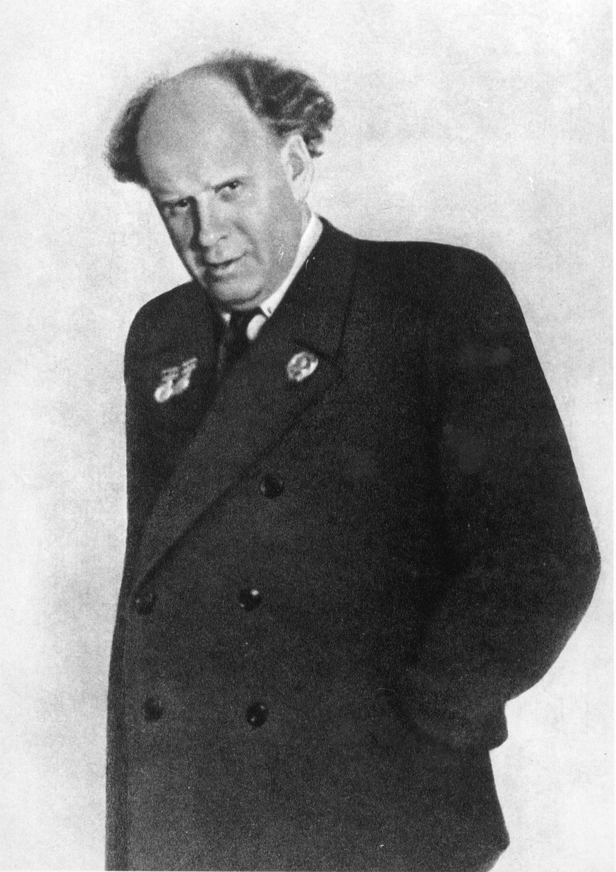 Sergei Eisenstein, c.1943, da Serge Eisenstein, Riflessioni di un cineasta, pubblicato a Mosca, 1958 da Russian Photographer
